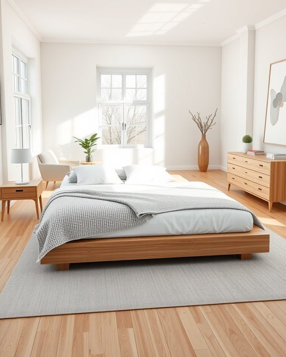 minimalist nordic bedroom design