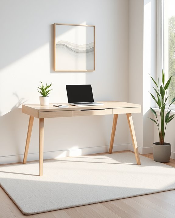 minimalist workspace promotes productivity