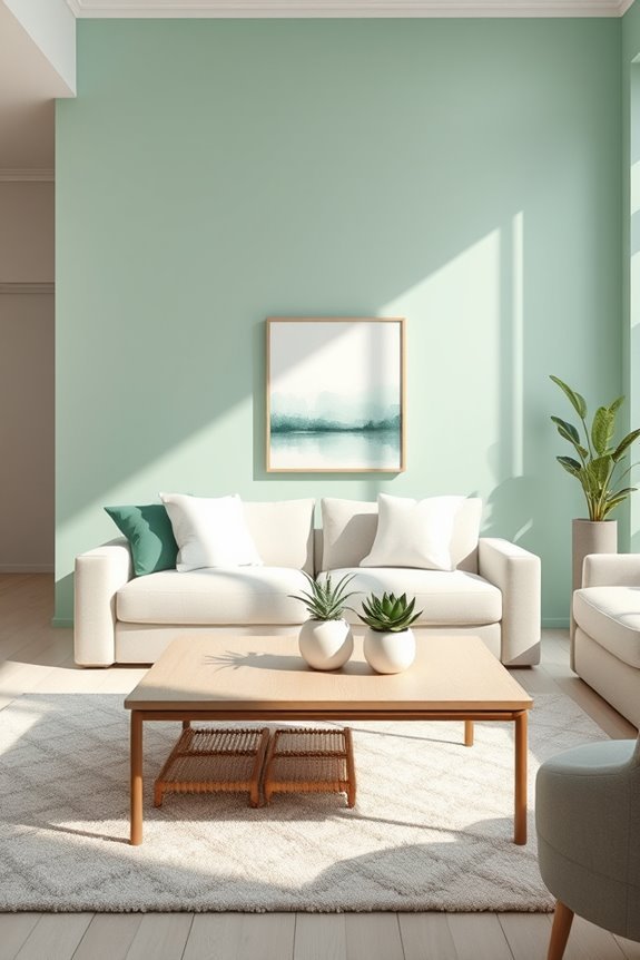 mint green tranquility retreat