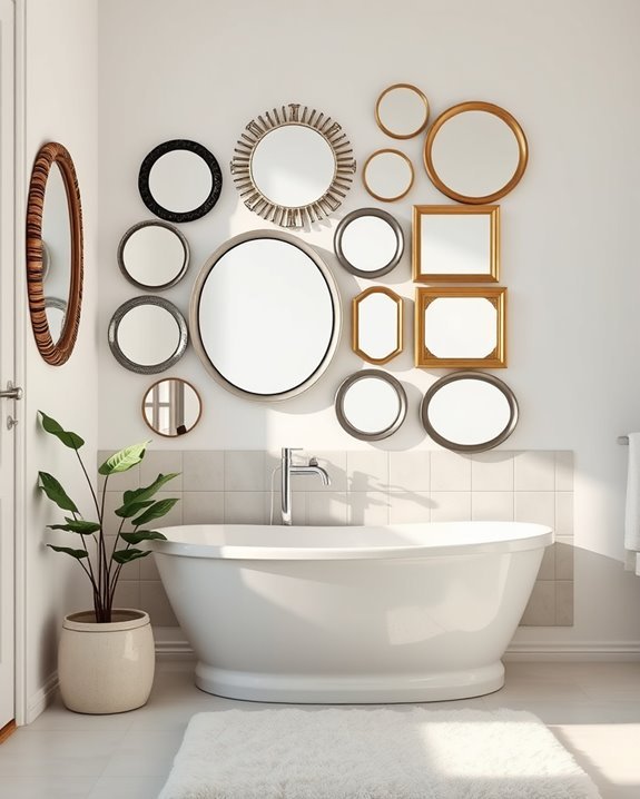 mirror arrangement for style