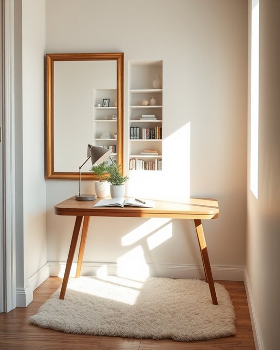 mirrors enhance office space