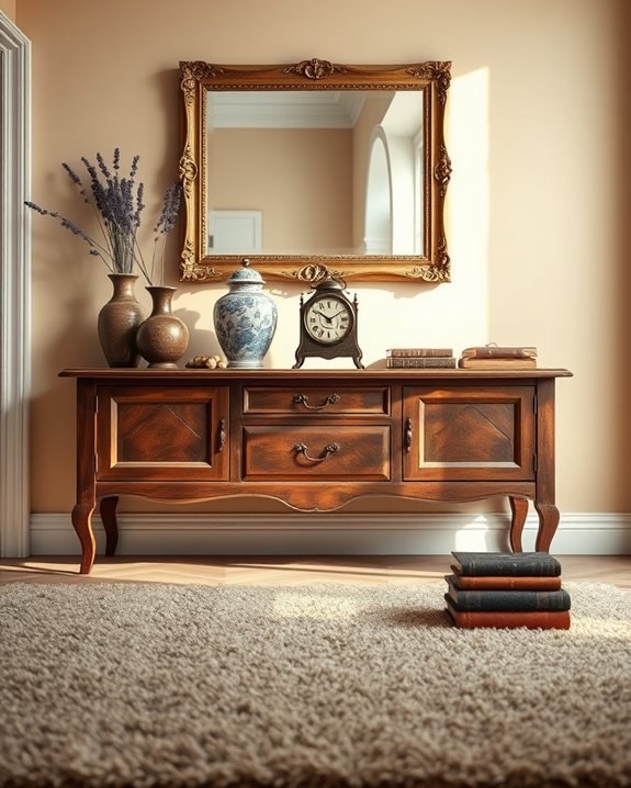 mixing antique with modern