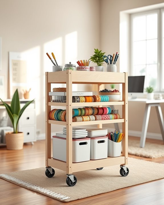mobile craft storage solution