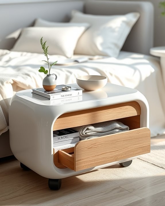 mobile stylish nightstand solution