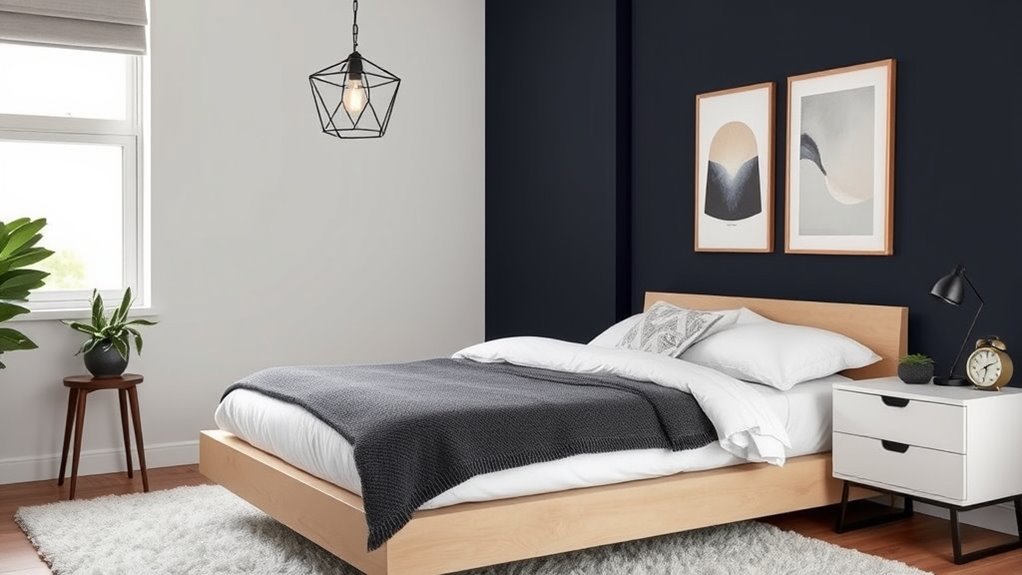 modern bachelor bedroom styles