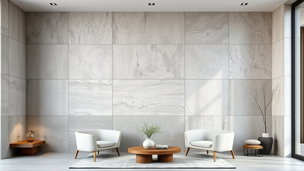 modern cement plaster interiors