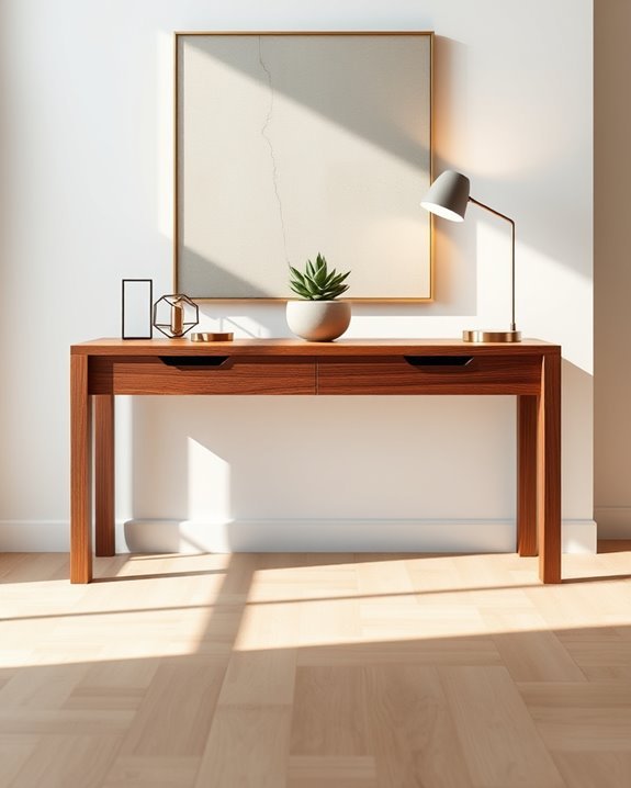 modern console table styles