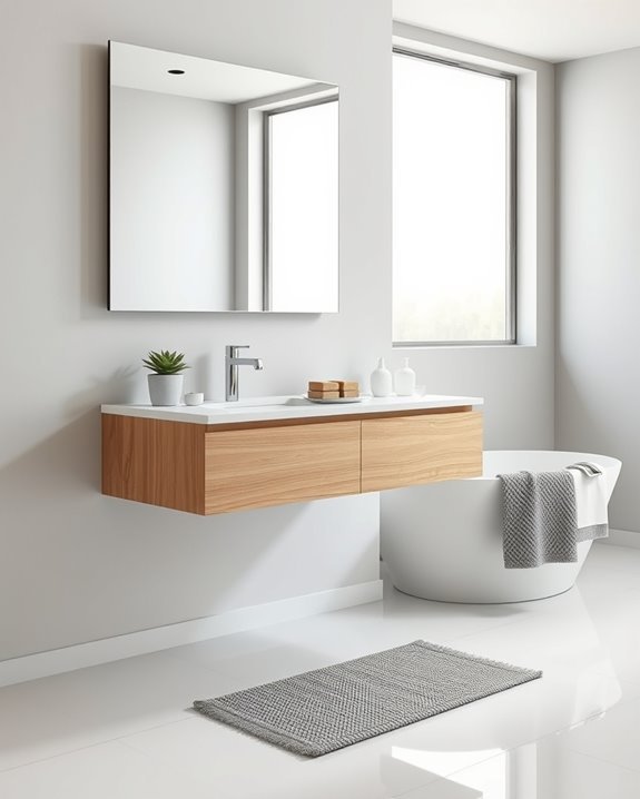 modern floating vanity solutions