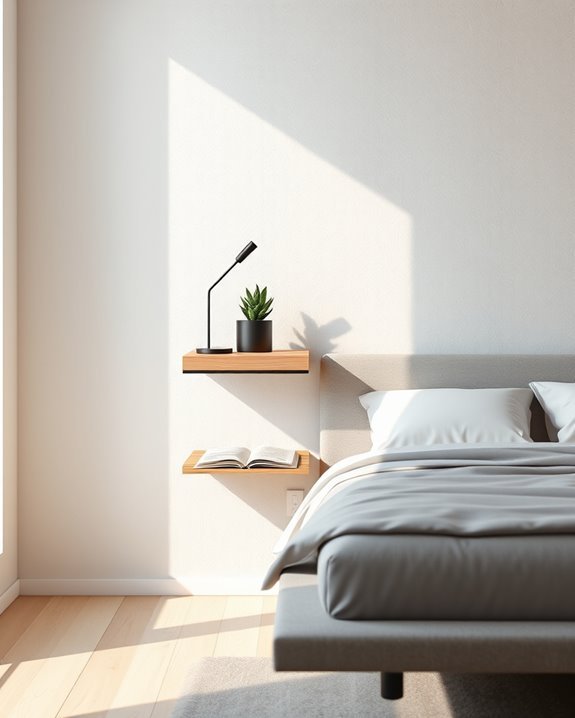 modern geometric nightstand design