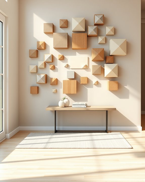 modern geometric wall decor