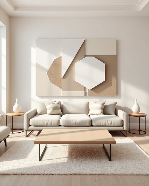 modern geometric wall decor