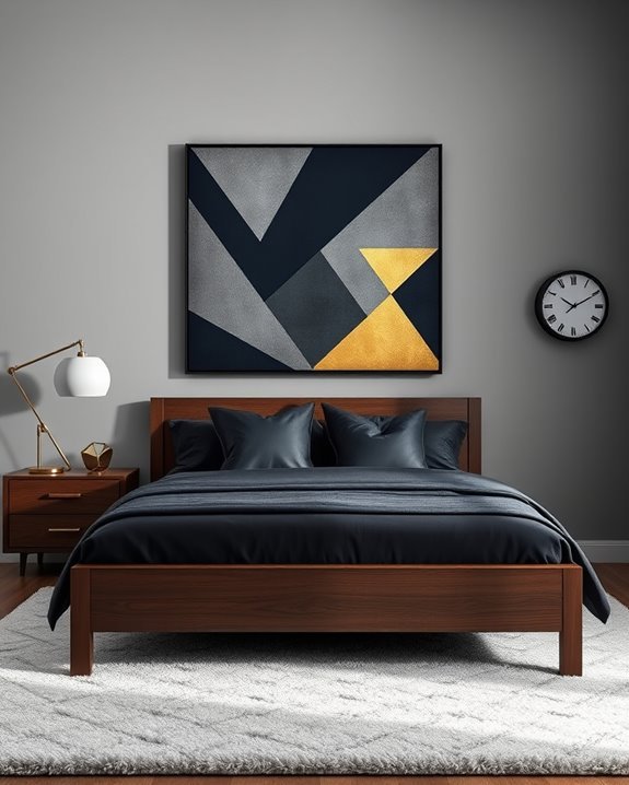 modern geometric wall decor