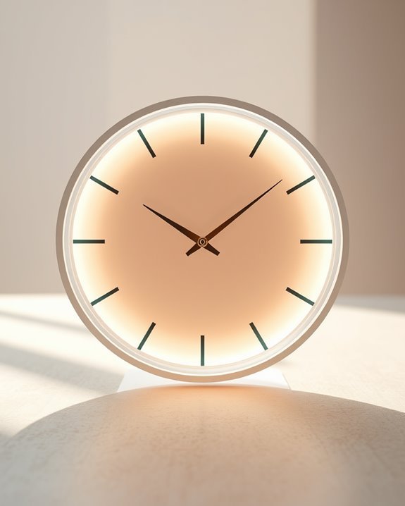 modern illuminated clock designs