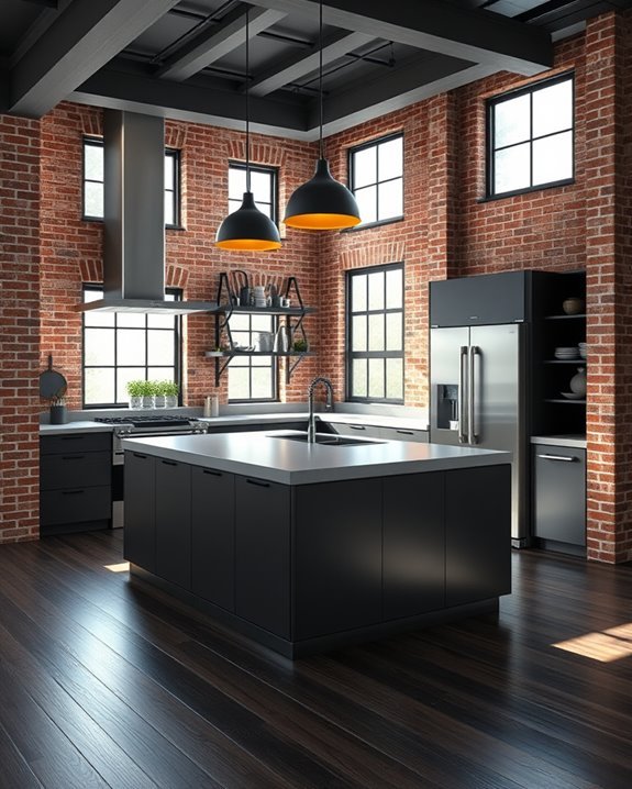 modern rugged industrial aesthetic