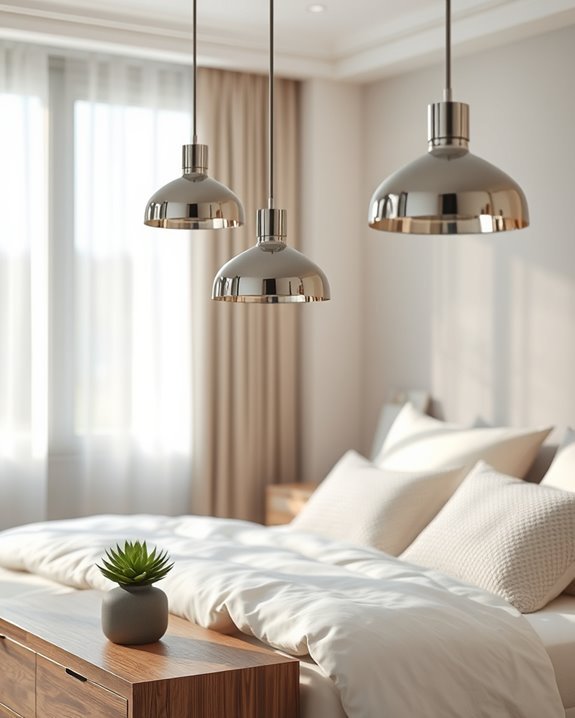 modern sleek metal fixtures