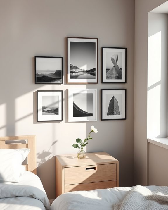 monochrome photography bedroom gallery