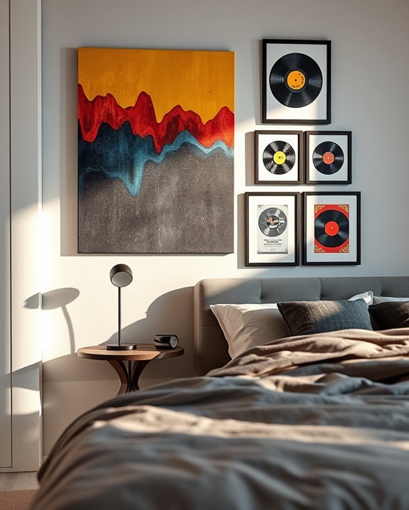music inspired bedroom decor