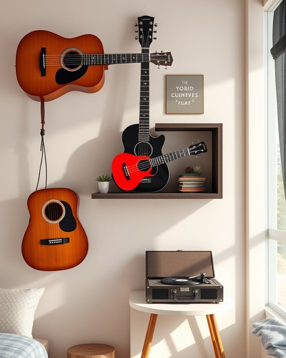 musical instrument decor ideas