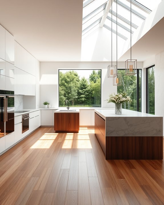 natural light enhances kitchens
