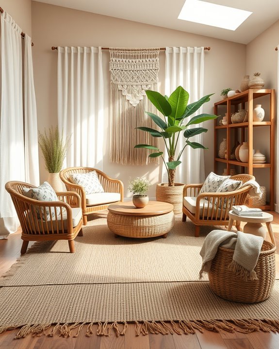 natural materials for tranquility