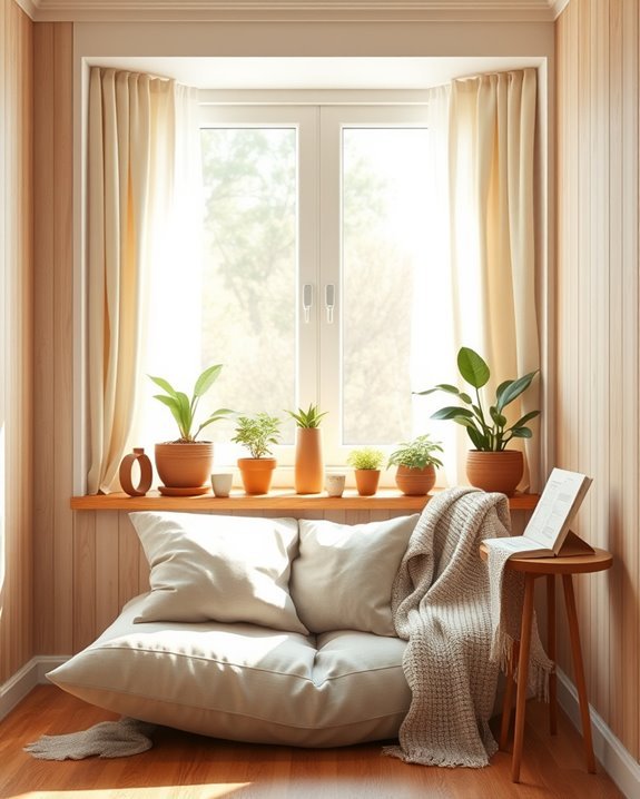 natural wood cozy accents