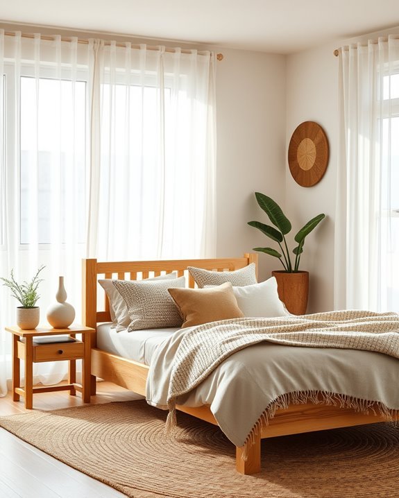 natural wood decor accents