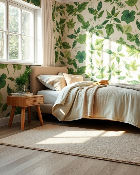 nature inspired bedroom transformation