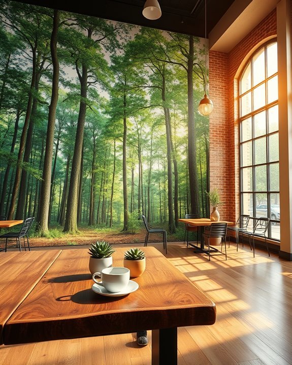 nature inspired calming wall art