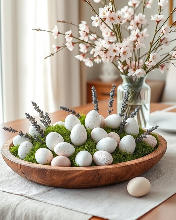nature inspired easter centerpieces