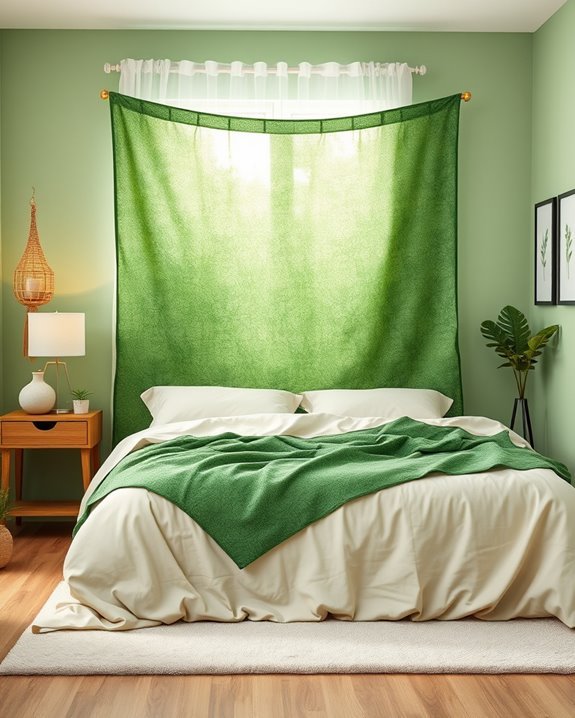 nature inspired green tapestries