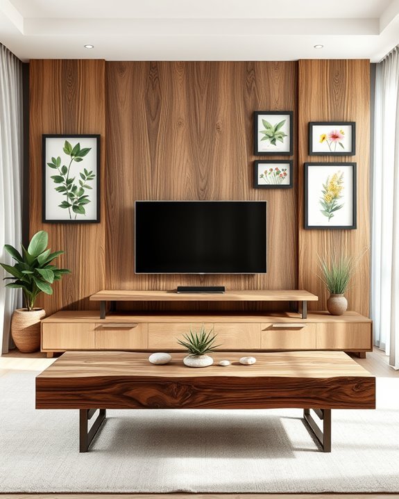 nature inspired living room design