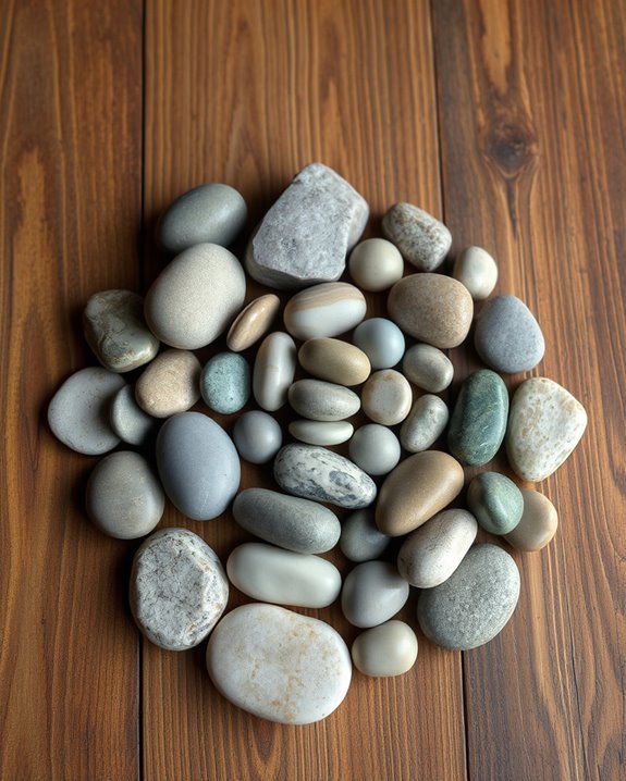 nature inspired stone displays