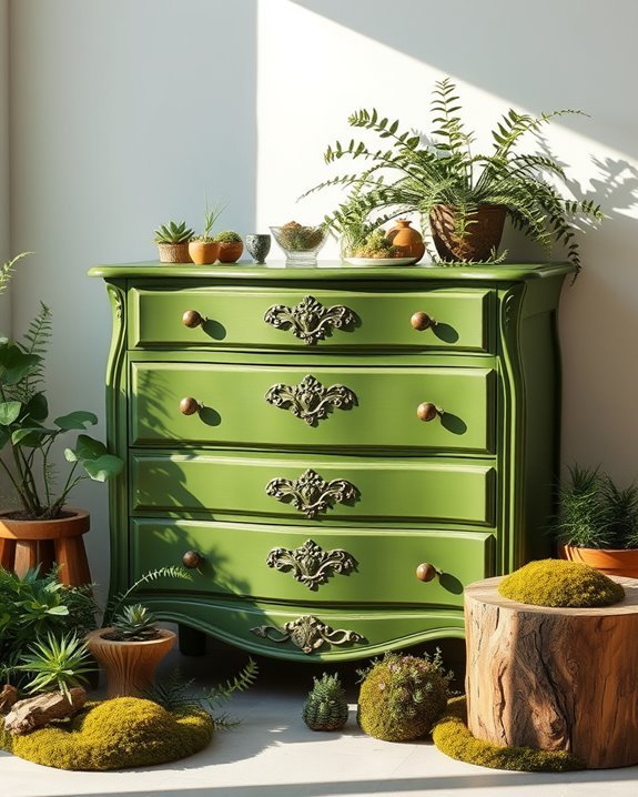 nature inspired sustainable dresser design