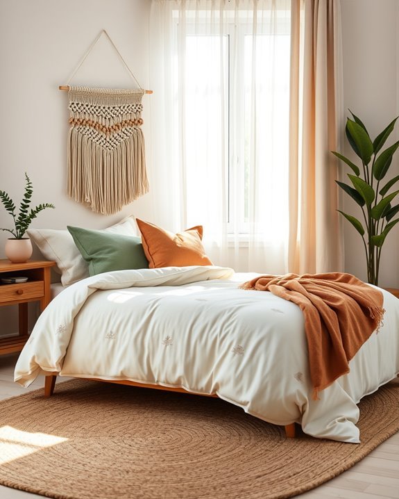 nature inspired tranquil bedroom palette
