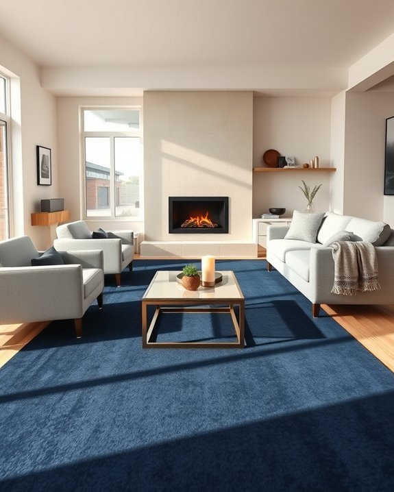 navy elegance and warmth