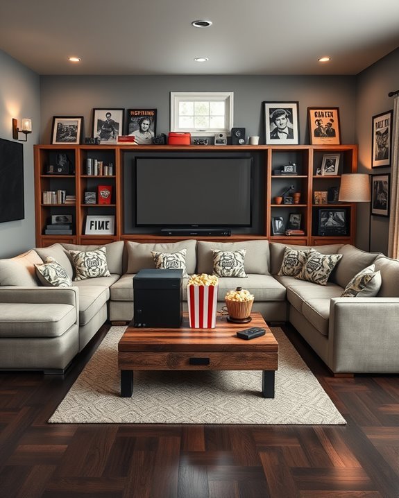 nostalgic basement film haven