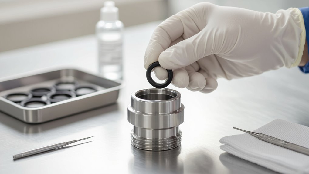o ring installation prevents leaks