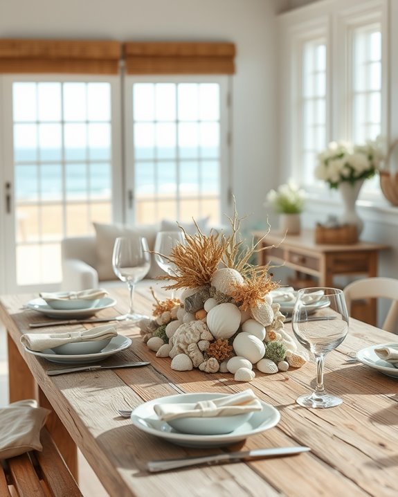 ocean themed farmhouse centerpieces