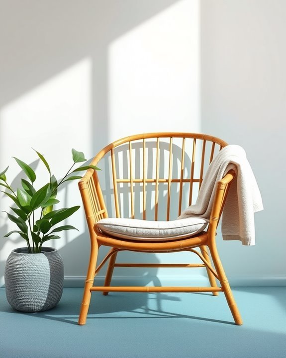ombre bamboo furniture transformation