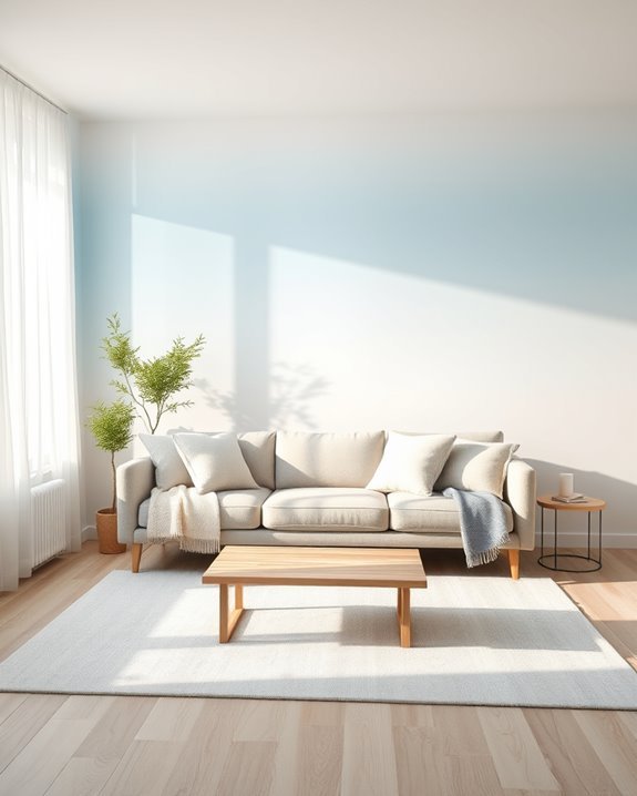 ombre color wall transformation
