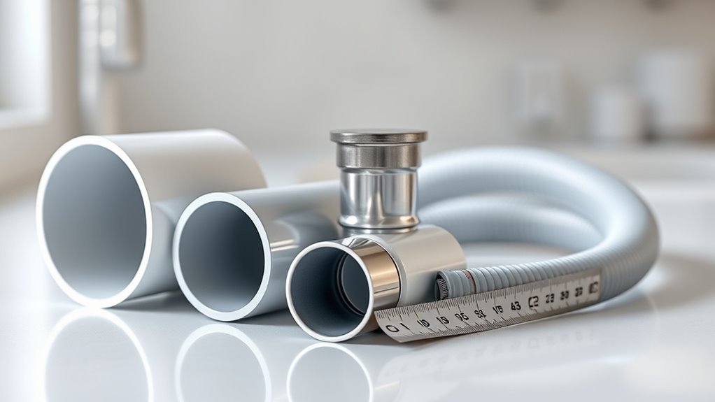 optimal drainage pipe sizes