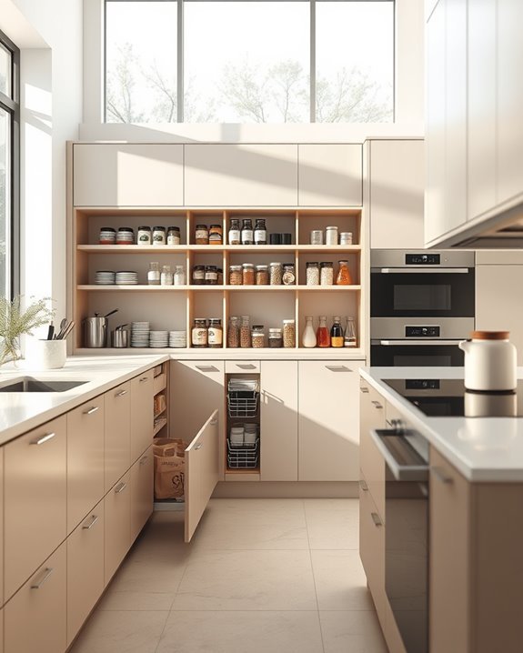 optimized kitchen storage solution
