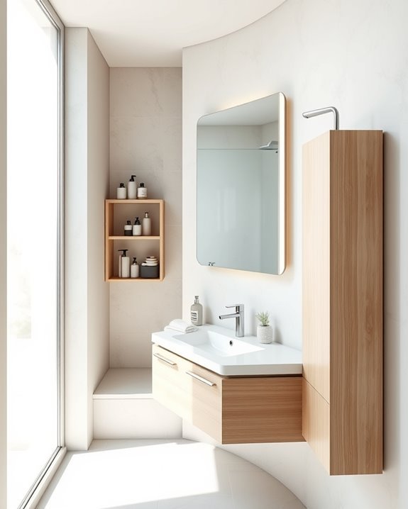 optimized storage for toiletries