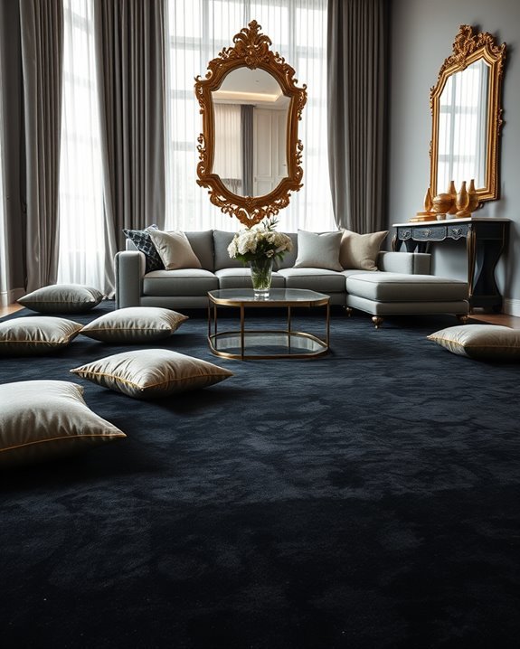 opulent black and gold d cor