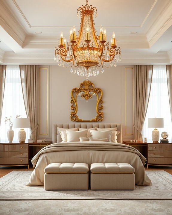 opulent gold lighting elegance
