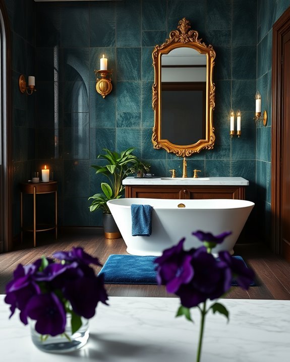 opulent jewel tone palette