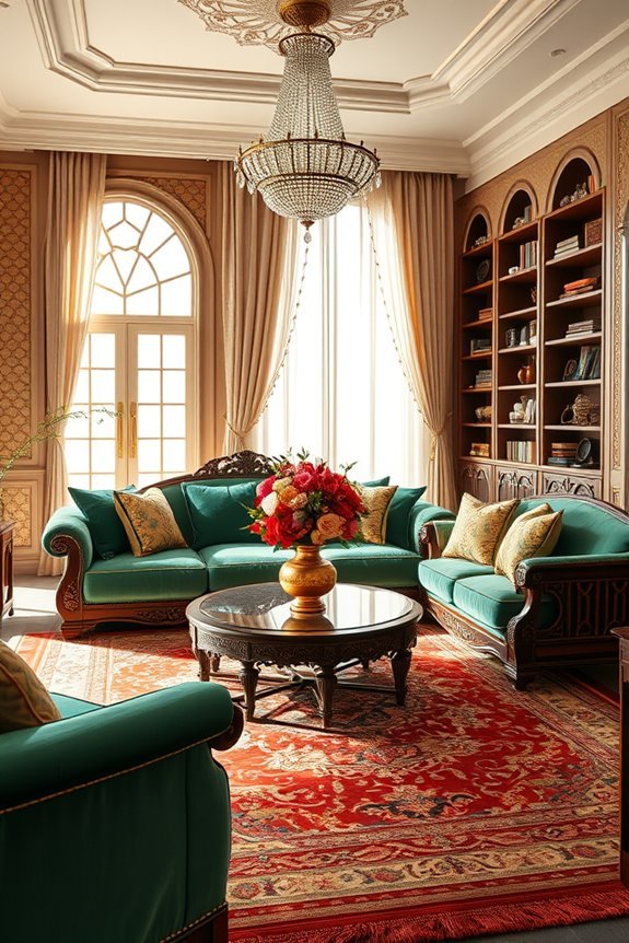 opulent jewel tones design