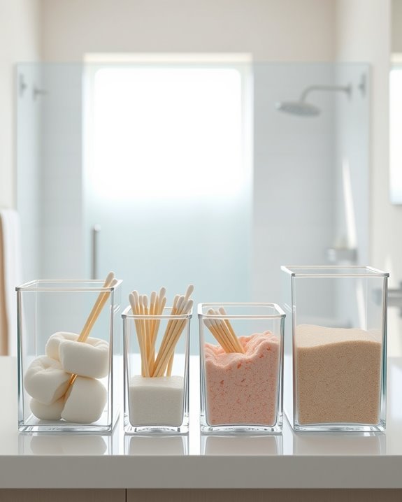 organize bathroom essentials efficiently