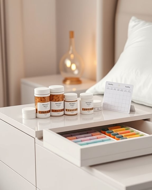 organized bedside medication management