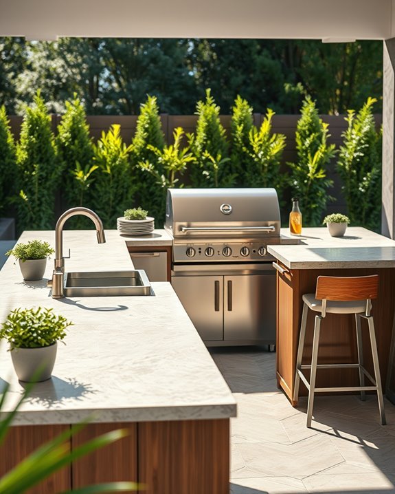 outdoor culinary gathering oasis